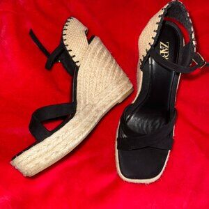 ZARA WEDGE SANDALS